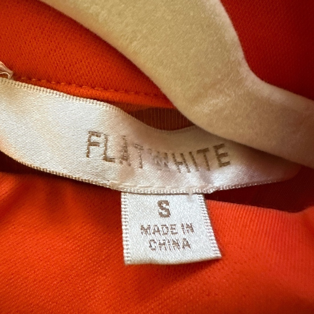 Elegant Orange Women's Top - Picture 3 of 3